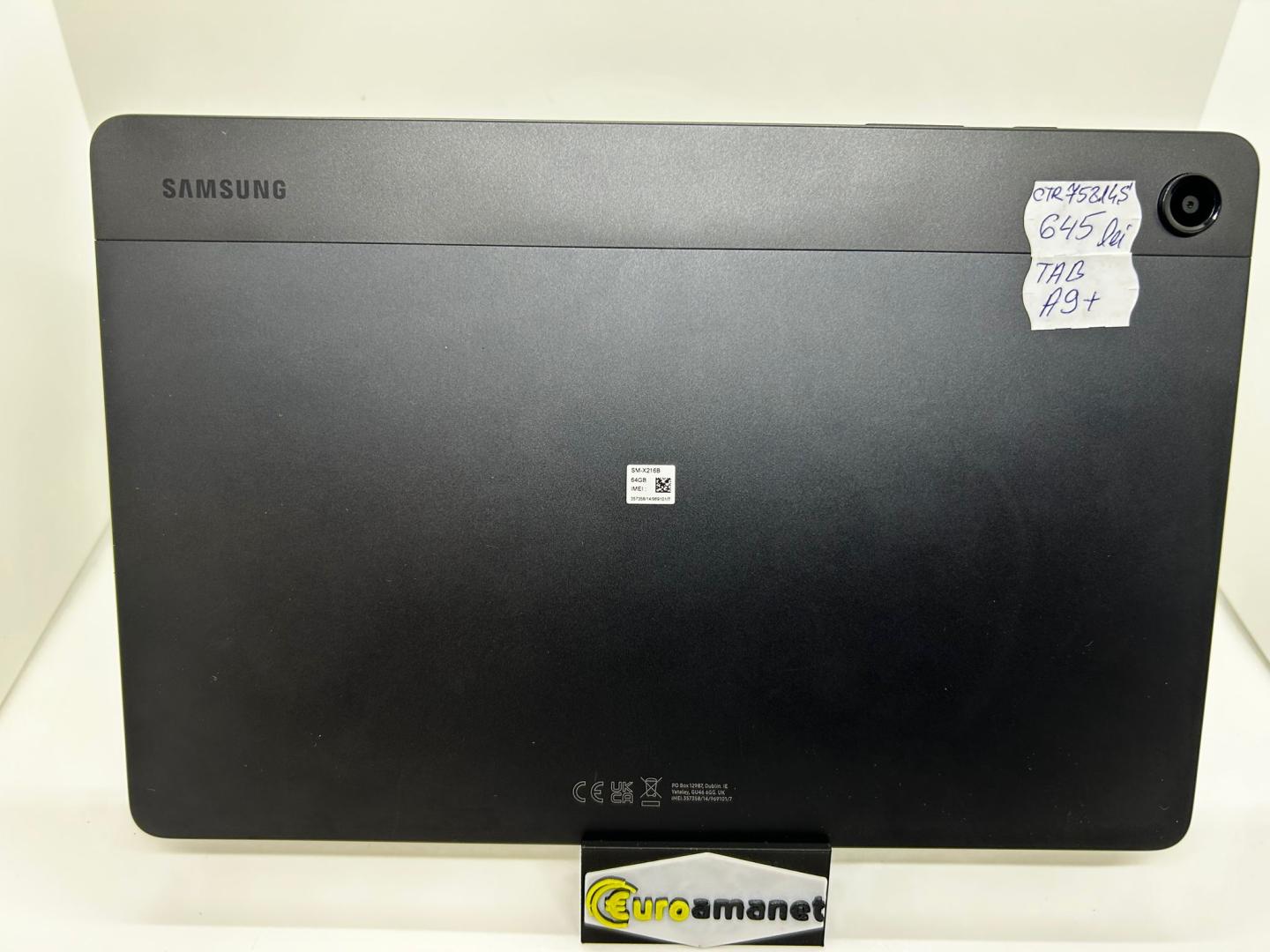 Tableta Samsung Galaxy Tab A9+, Octa-Core, 11", 4GB RAM, 64GB, 5G, GRAY image 2