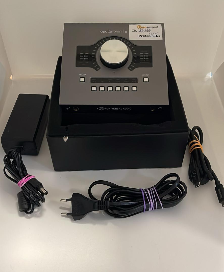 Interfata audio Thunderbolt Universal Audio Apollo Twin X DUO image 2