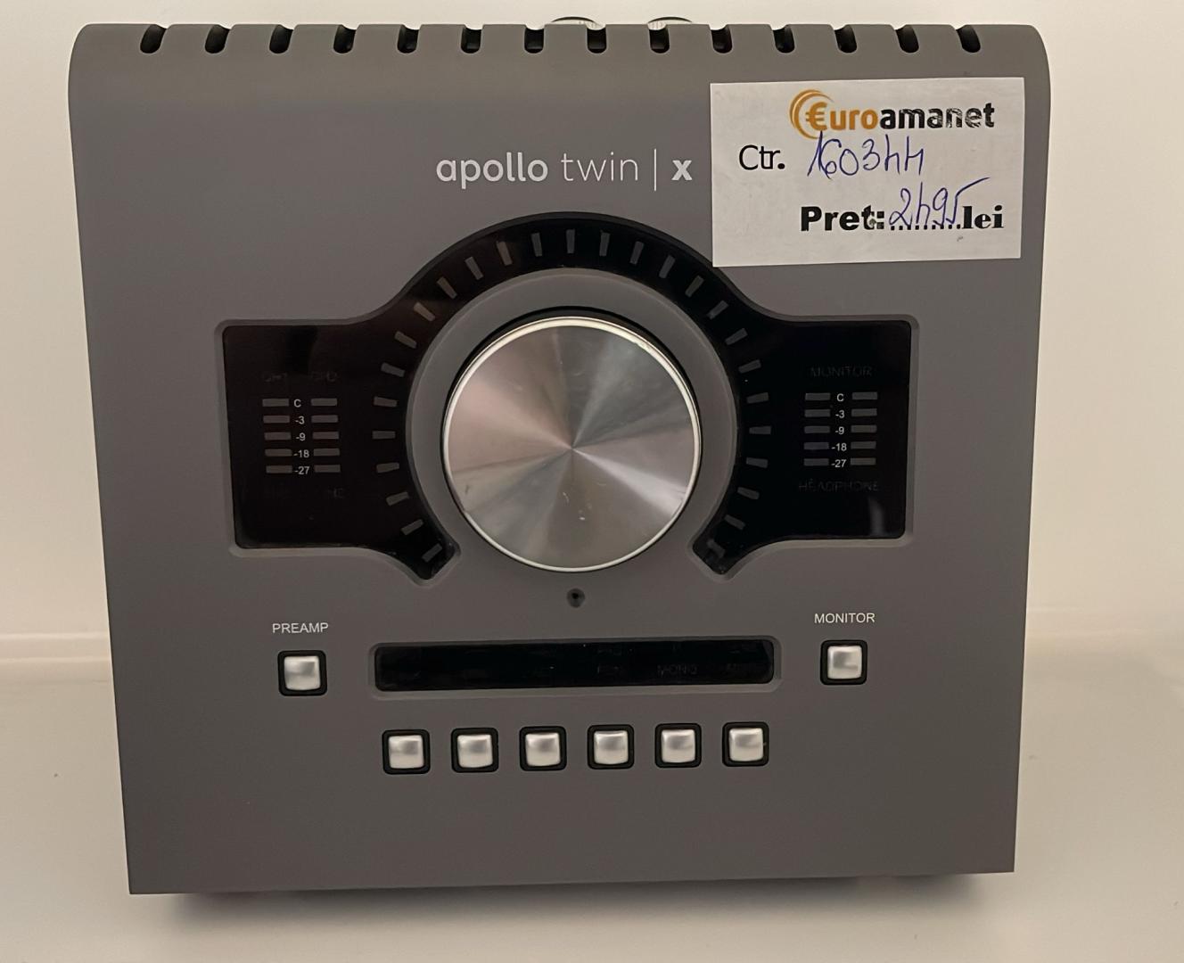 Interfata audio Thunderbolt Universal Audio Apollo Twin X DUO image 3