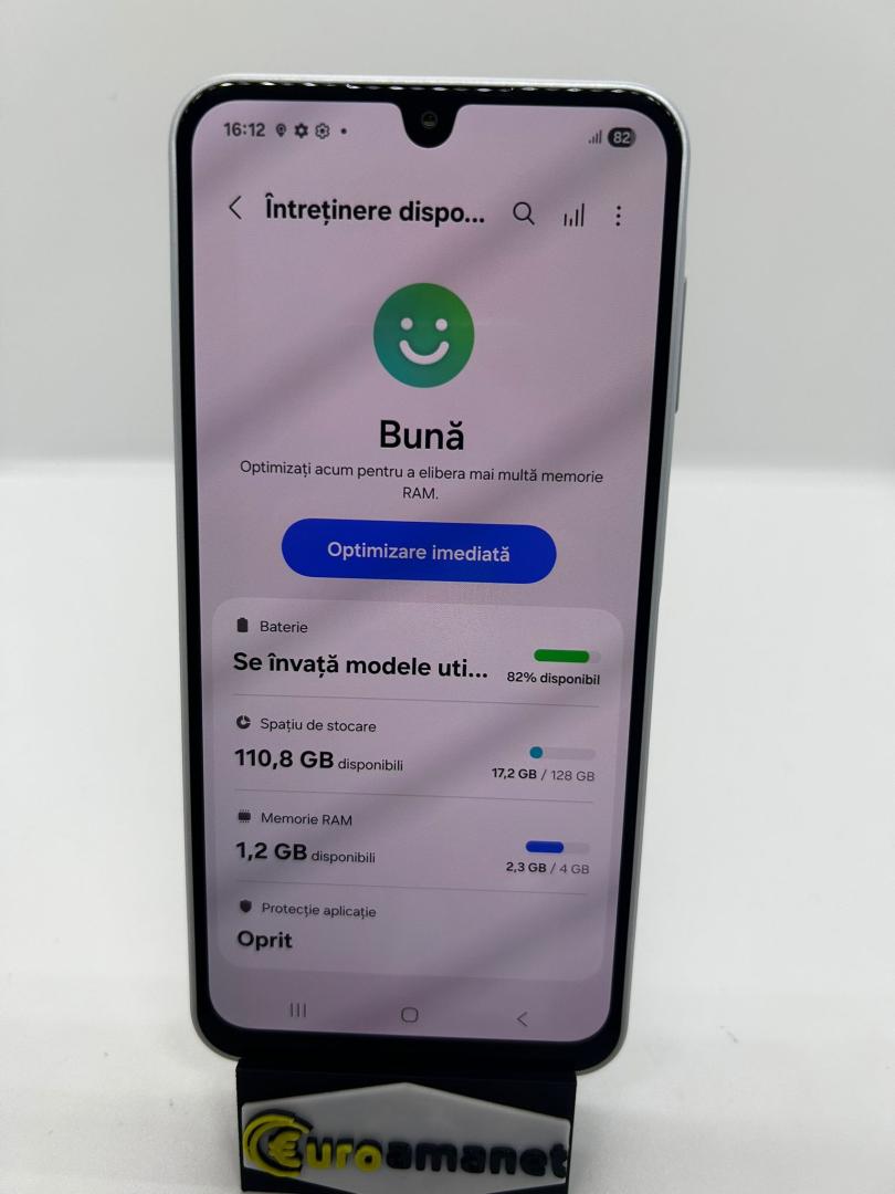 Samsung Galaxy A16, Dual SIM, 128GB, 4GB RAM, 4G, Gray, 22 cicluri image 1