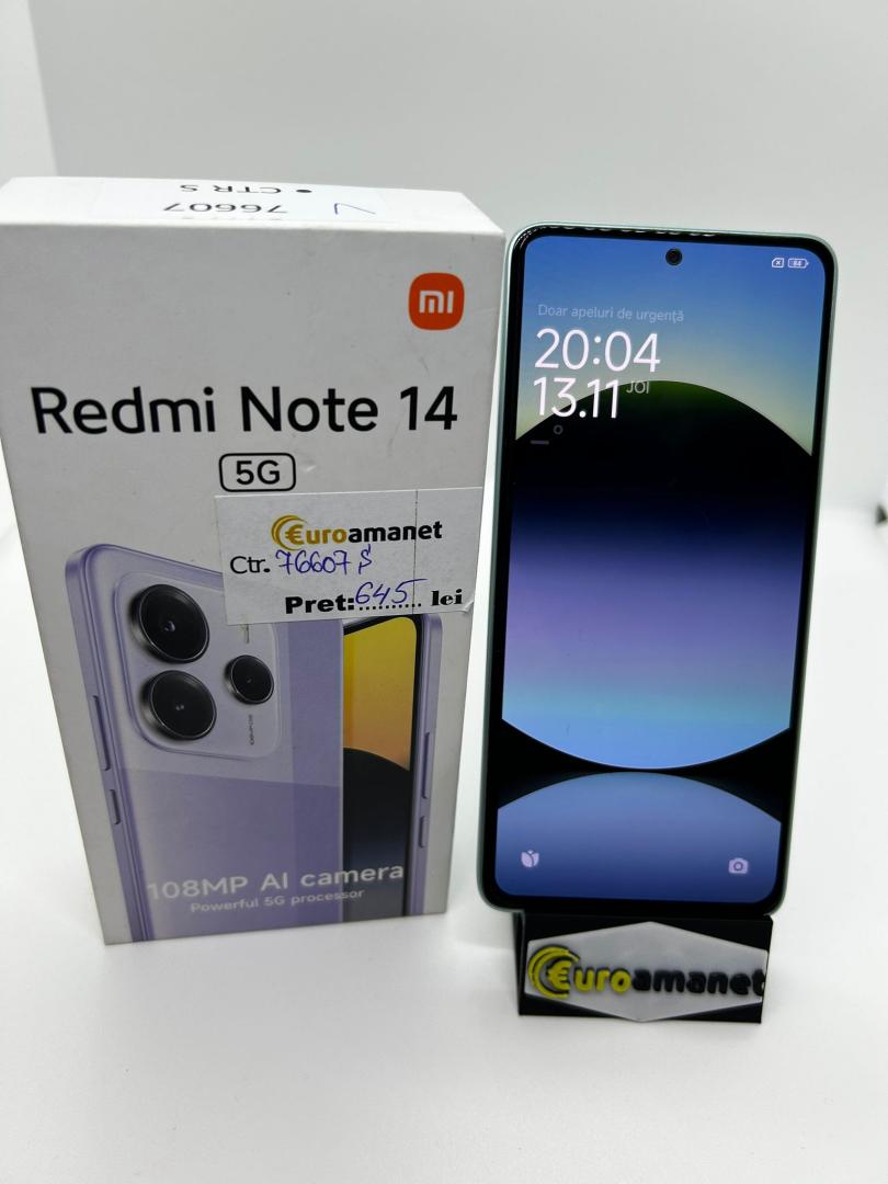 Xiaomi Redmi Note 14, 8GB RAM, 256GB, Lime Green