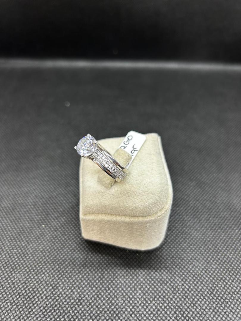 Inel Aur Alb 14k image 1