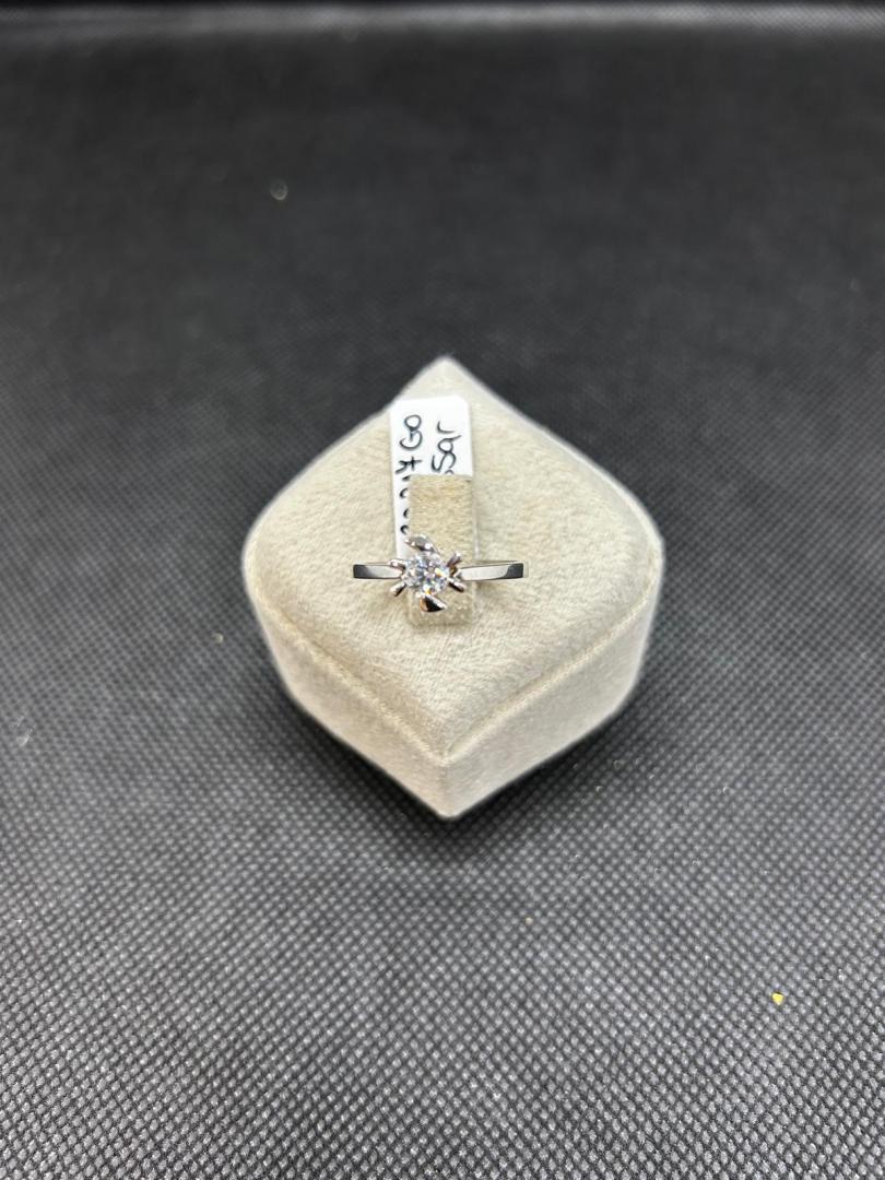 Inel Aur Alb 14k image 2