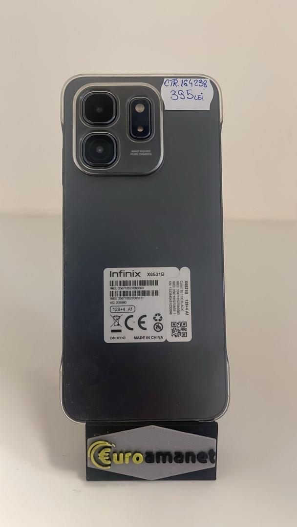 Telefon mobil INFINIX HOT 50i, 4GB, 128GB, 4G, SLEEK BLACK image 2