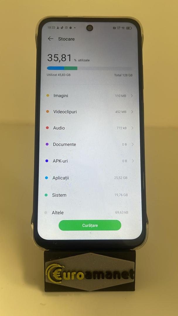 Telefon mobil INFINIX HOT 50i, 4GB, 128GB, 4G, SLEEK BLACK image 3