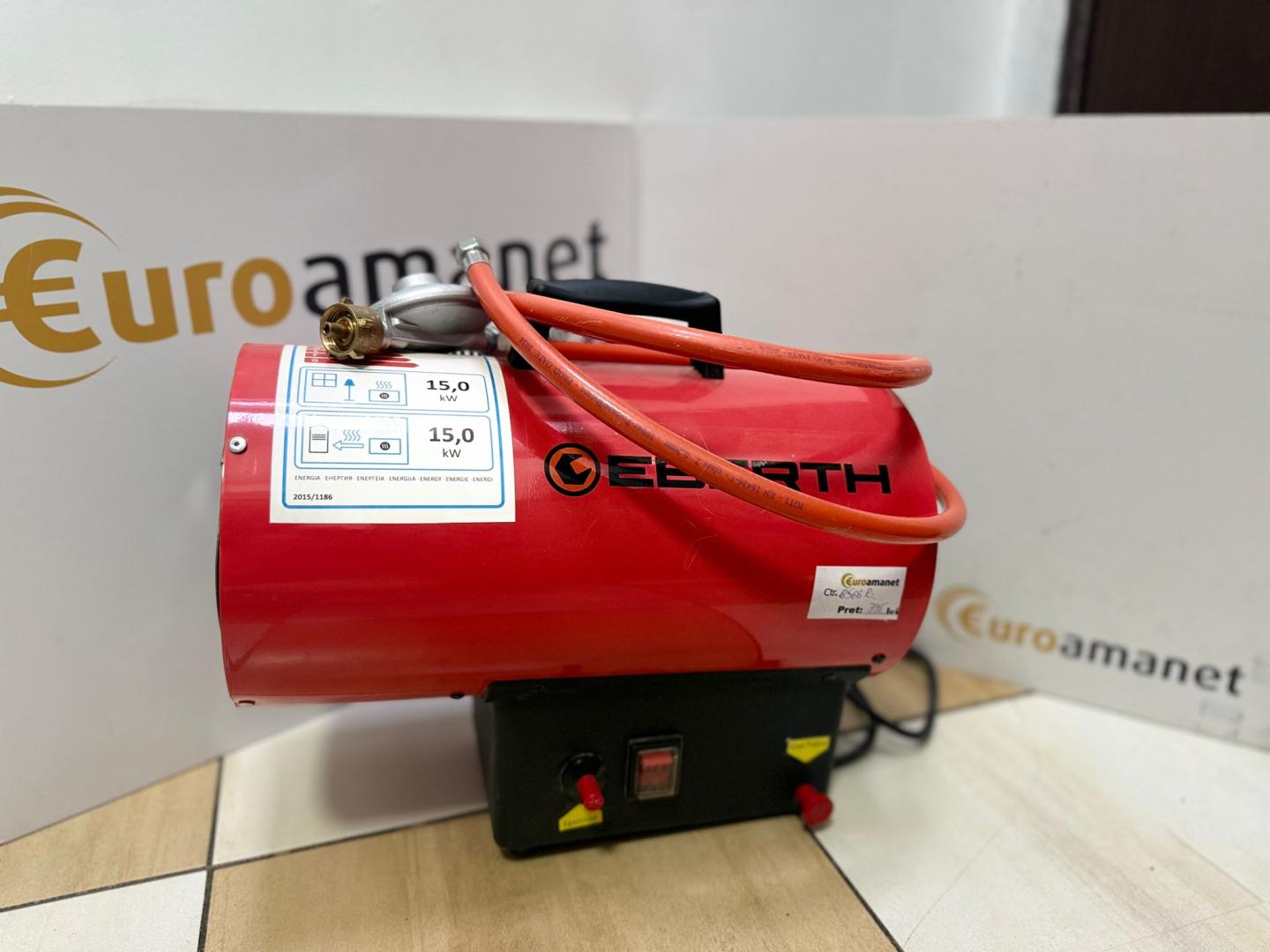 Ventilator de încălzire directă pe gaz Eberth AH2-15ga image 2