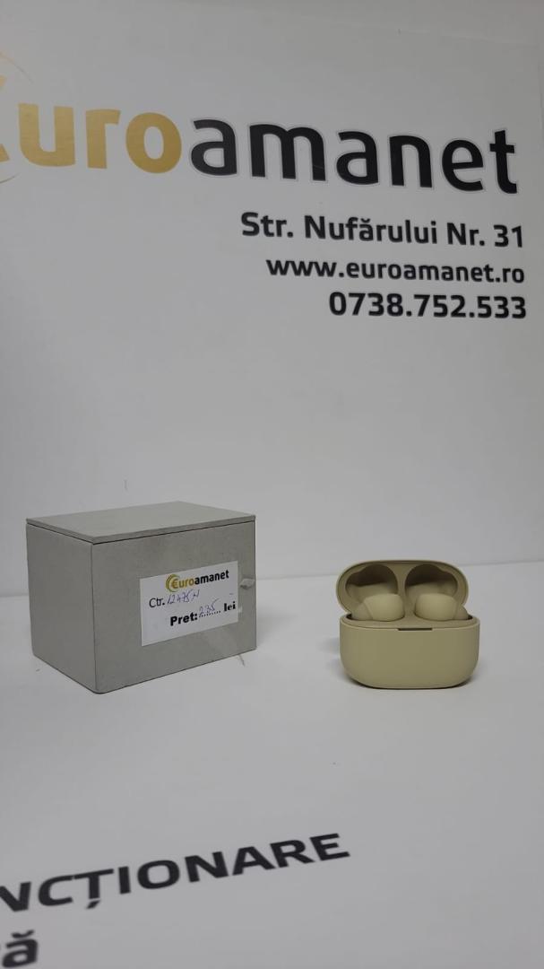 Sony LinkBuds S Bluetooth Handsfree Căști cu Rezistență la Transpirație și Carcasă de Încărcare Taupe image 1