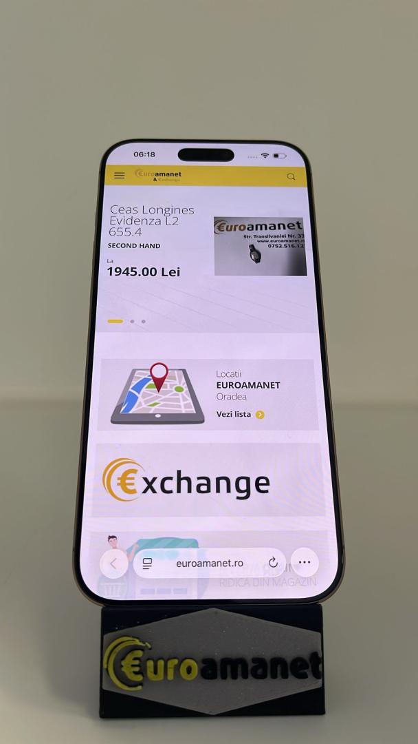 Telefon mobil Apple iPhone 16 Pro Max, 512GB, 5G, Desert Titanium