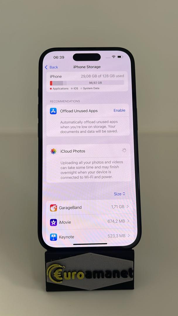Telefon mobil Apple iPhone 16, 128GB, 5G, Black image 3