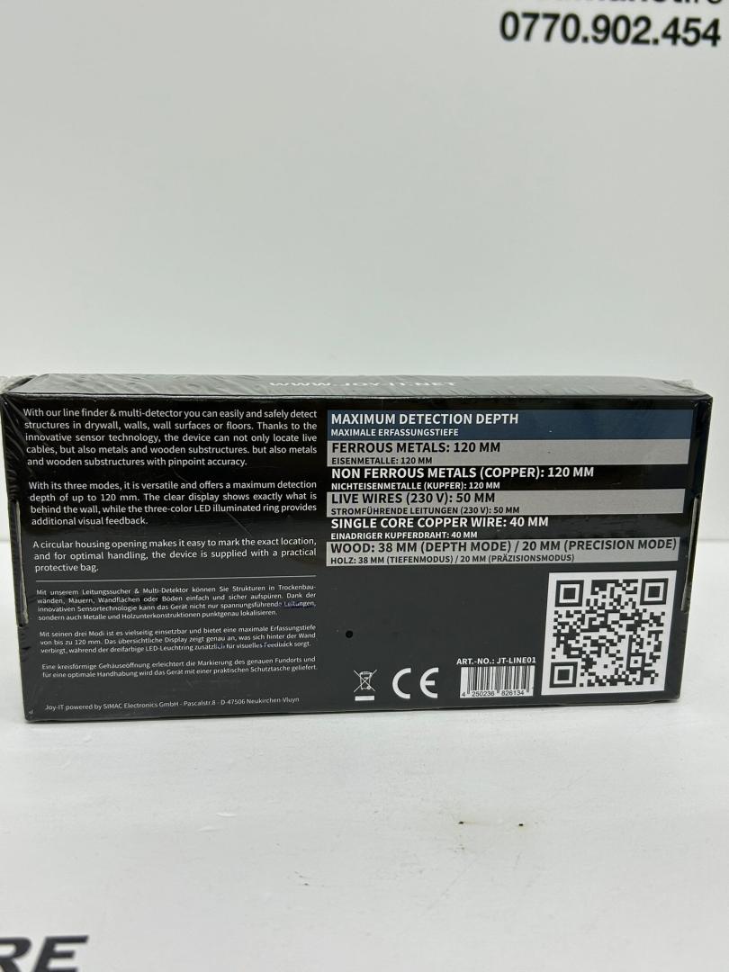 Scanner de perete si detector multiplu Joy-IT JT-LINE01 image 3