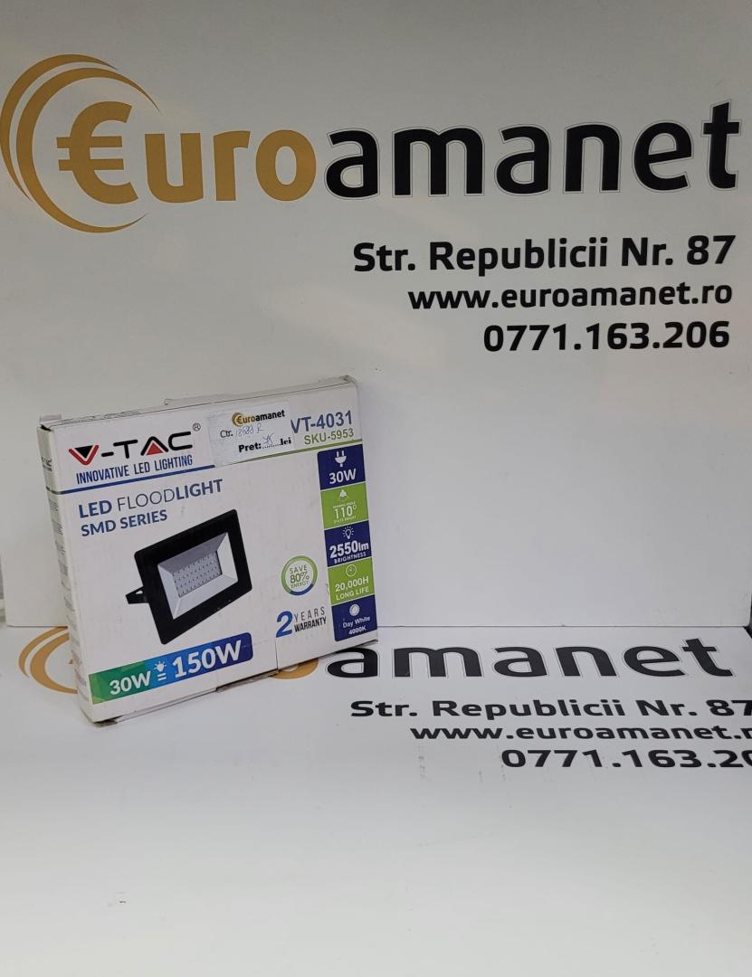 PROIECTOR LED/30W/150W negru V-TAC image 2