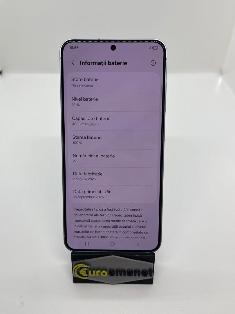 Telefon mobil Samsung Galaxy S25, Dual SIM, 12GB RAM, 128GB, 100% Baterie image 2