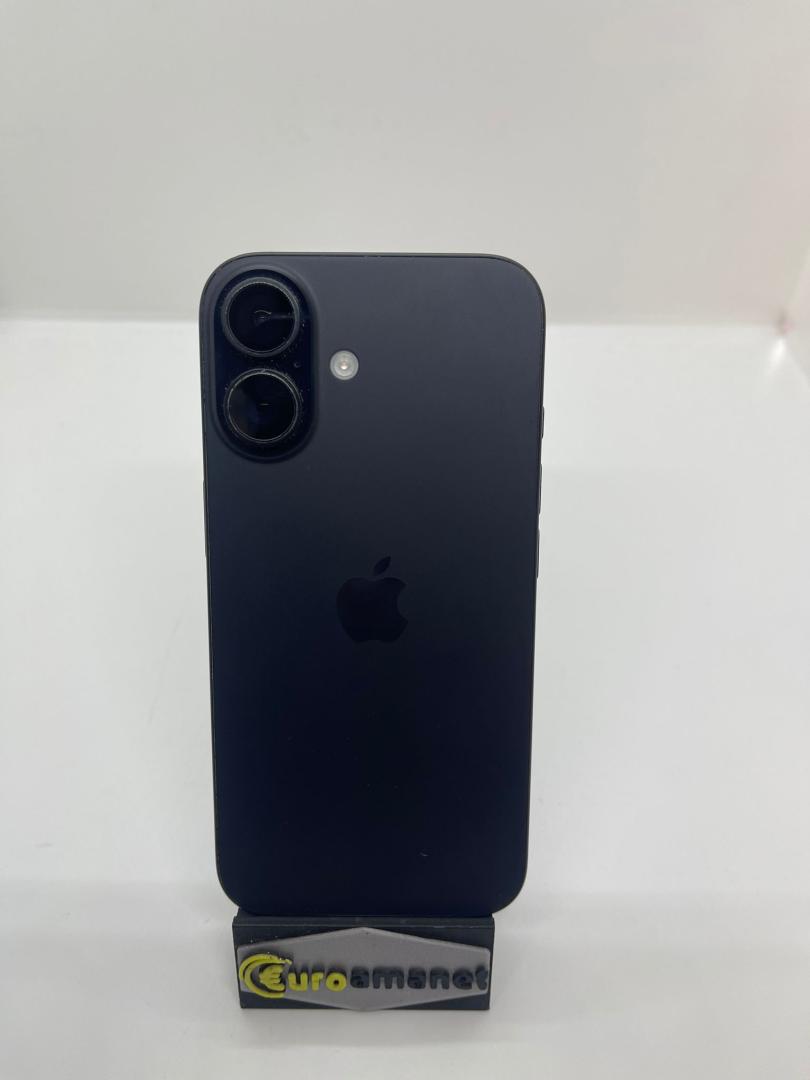 Telefon mobil Apple iPhone 16, 128GB, 5G, Black, 92% Baterie image 1