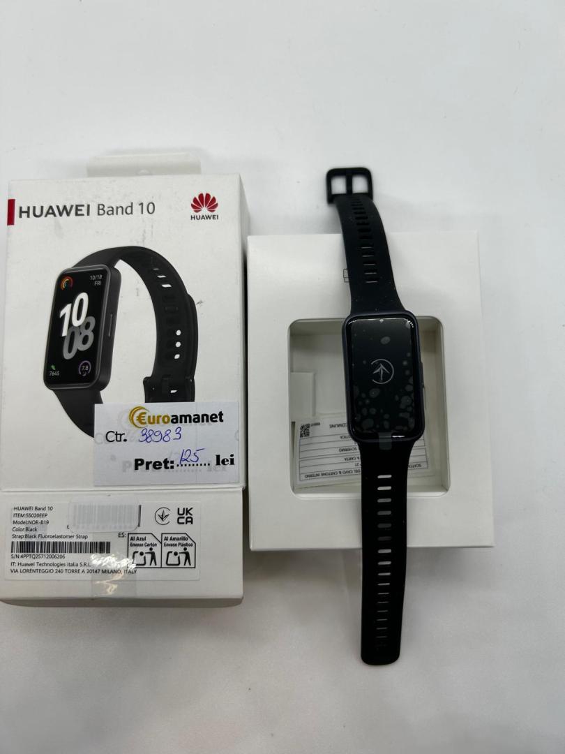 Bratara fitness HUAWEI Band 10, Android /iOS, Black Durable Polymer image 3