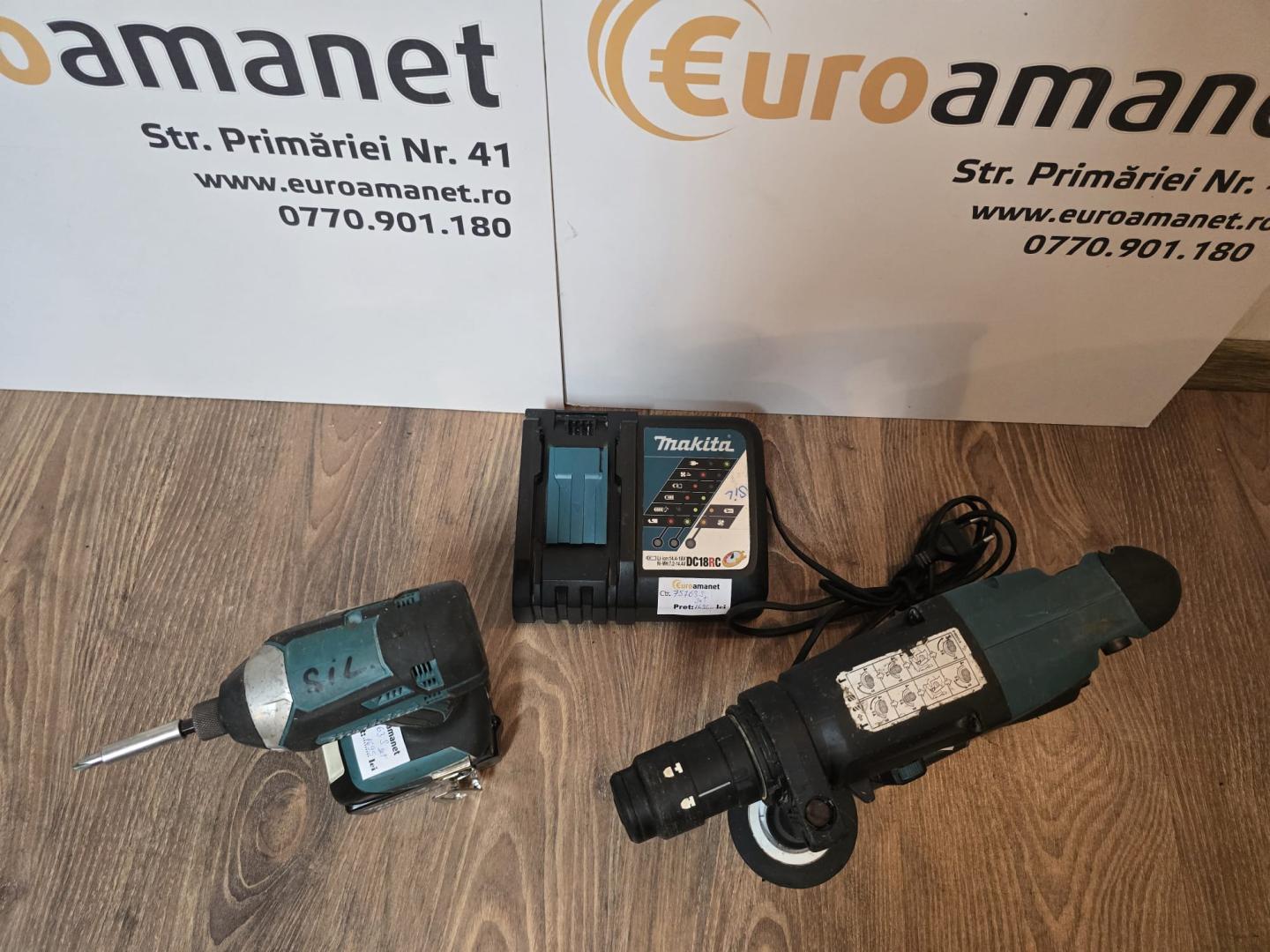 Set Makita DLX2430T polizor unghiular și mașină de găurit și înșurubat image 4