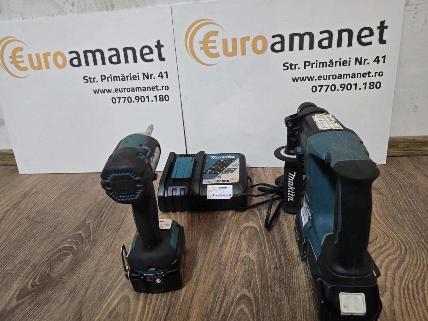 Set Makita DLX2430T polizor unghiular și mașină de găurit și înșurubat image 6