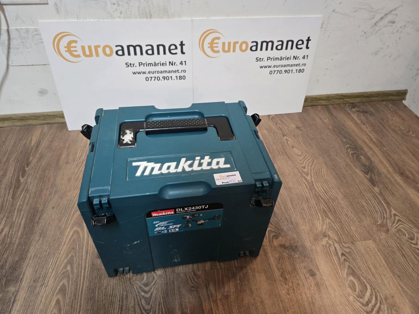 Set Makita DLX2430T polizor unghiular și mașină de găurit și înșurubat image 1