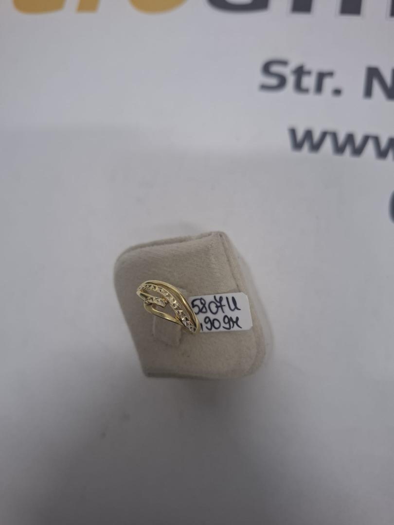 Inel aur 14k, 1.90 g image 1
