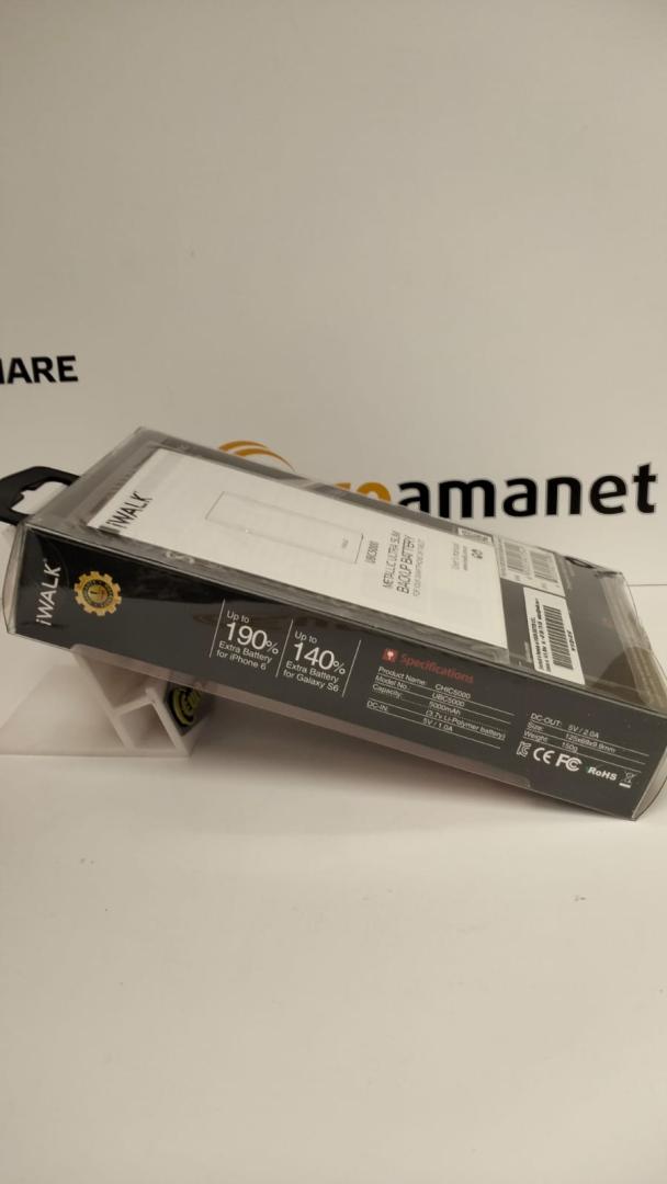 Acumulator extern iWalk Chic 5000, 5000 mAh, USB, Negru image 2