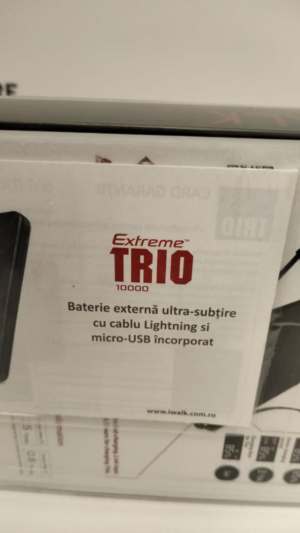 Acumulator extern iWalk Extreme Trio 10000, 10.000 mAh, White image 2
