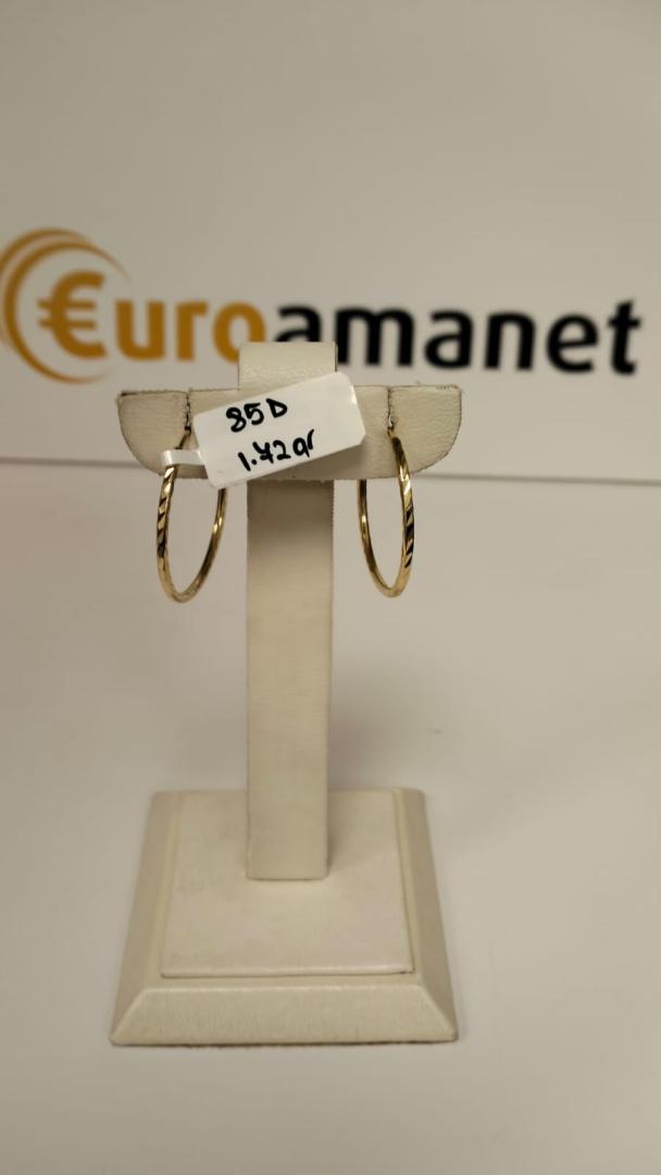 Cercei aur 14k, 1.72 grame image 1