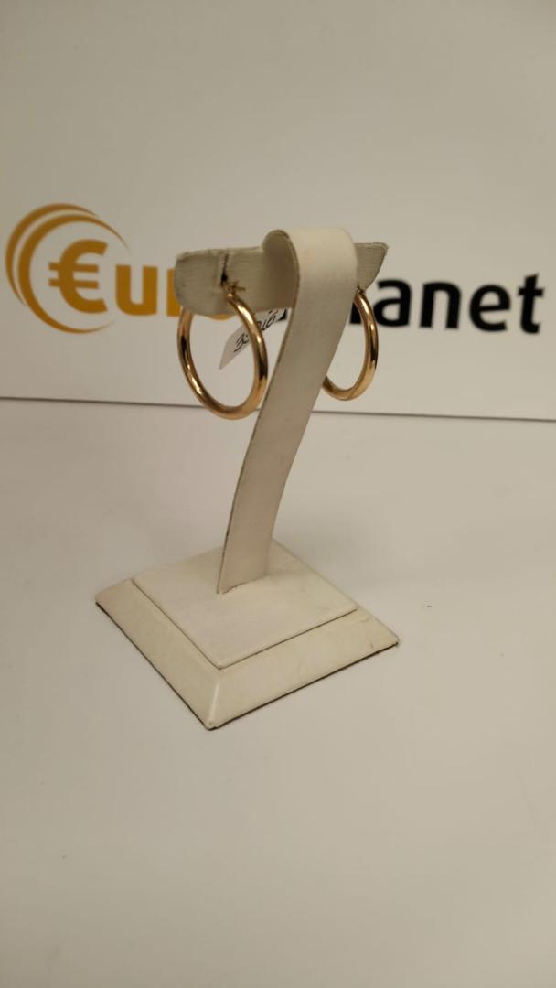 Cercei aur 9k, 1.35 grame image 2