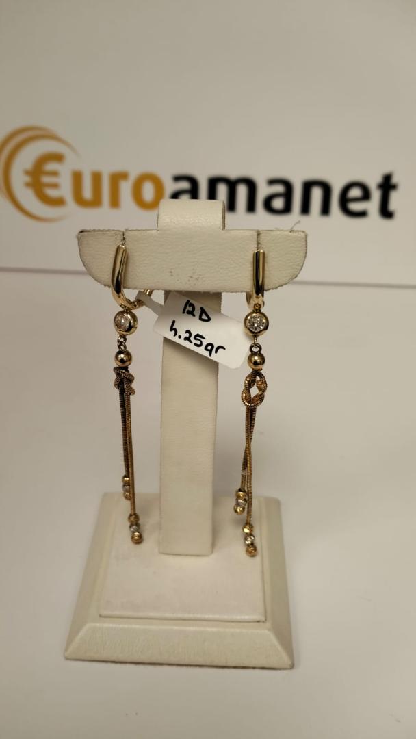 Cercei aur 14k, 4.25 grame image 1