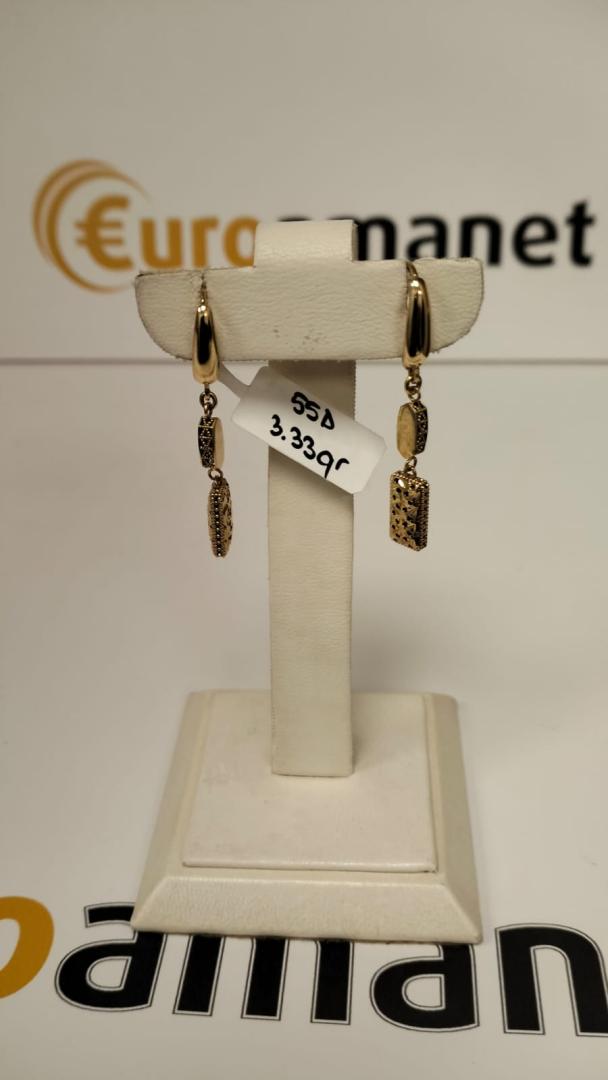 Cercei aur 14k, 3.33 grame image 1