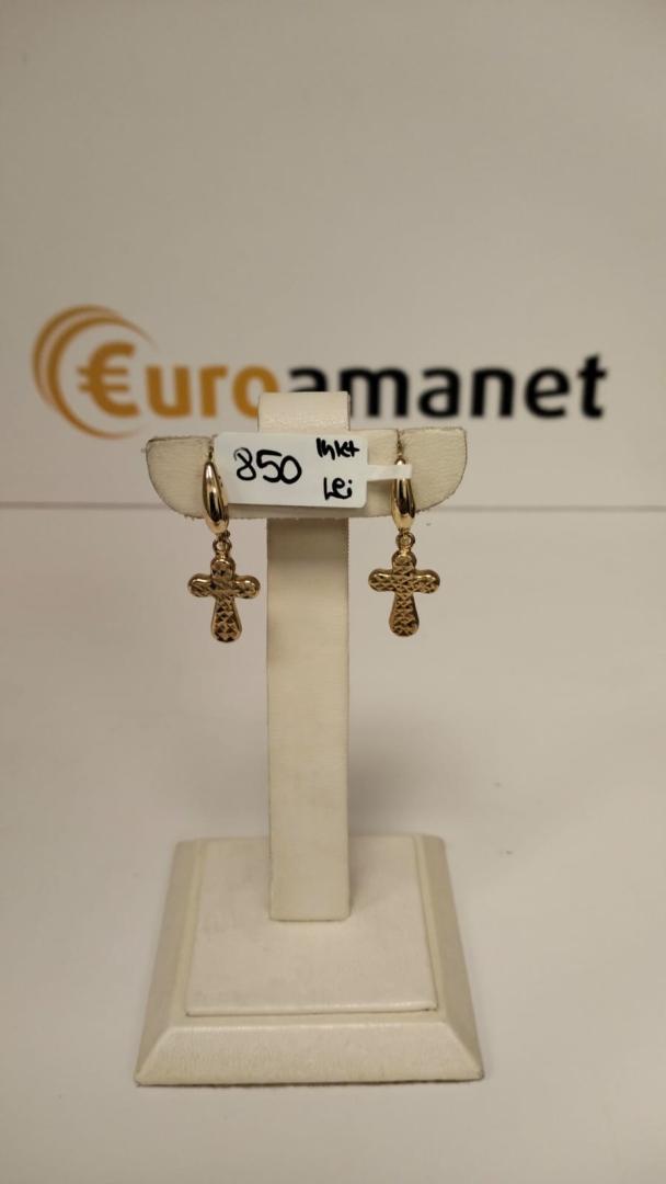 Cercei aur 14k, 2.13 grame