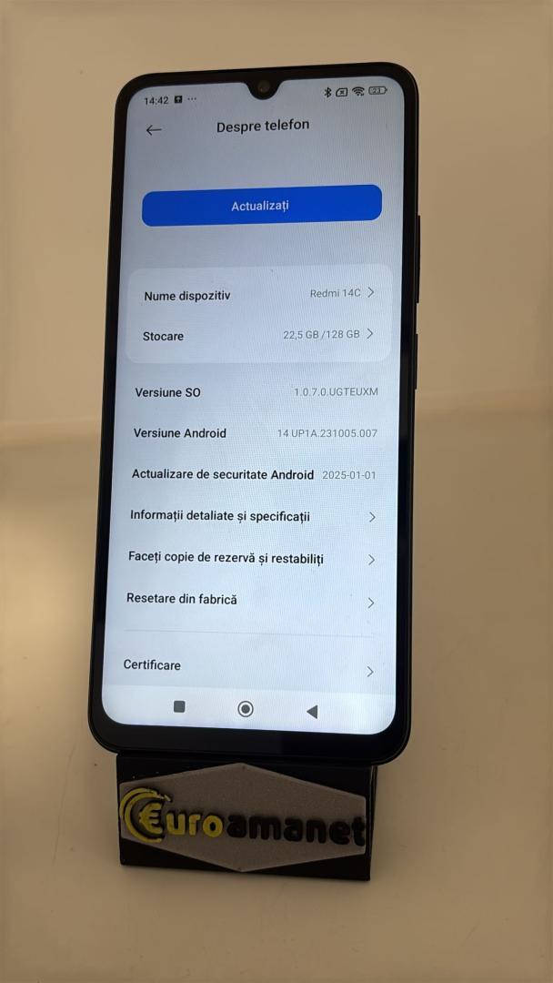 Telefon mobil Xiaomi Redmi 14C, 4GB RAM, 128GB image 1