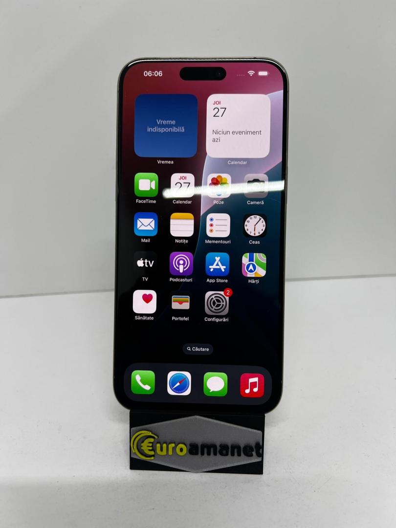 Telefon mobil Apple iPhone 15 Pro Max, 1TB, 5G Baterie 93% image 3
