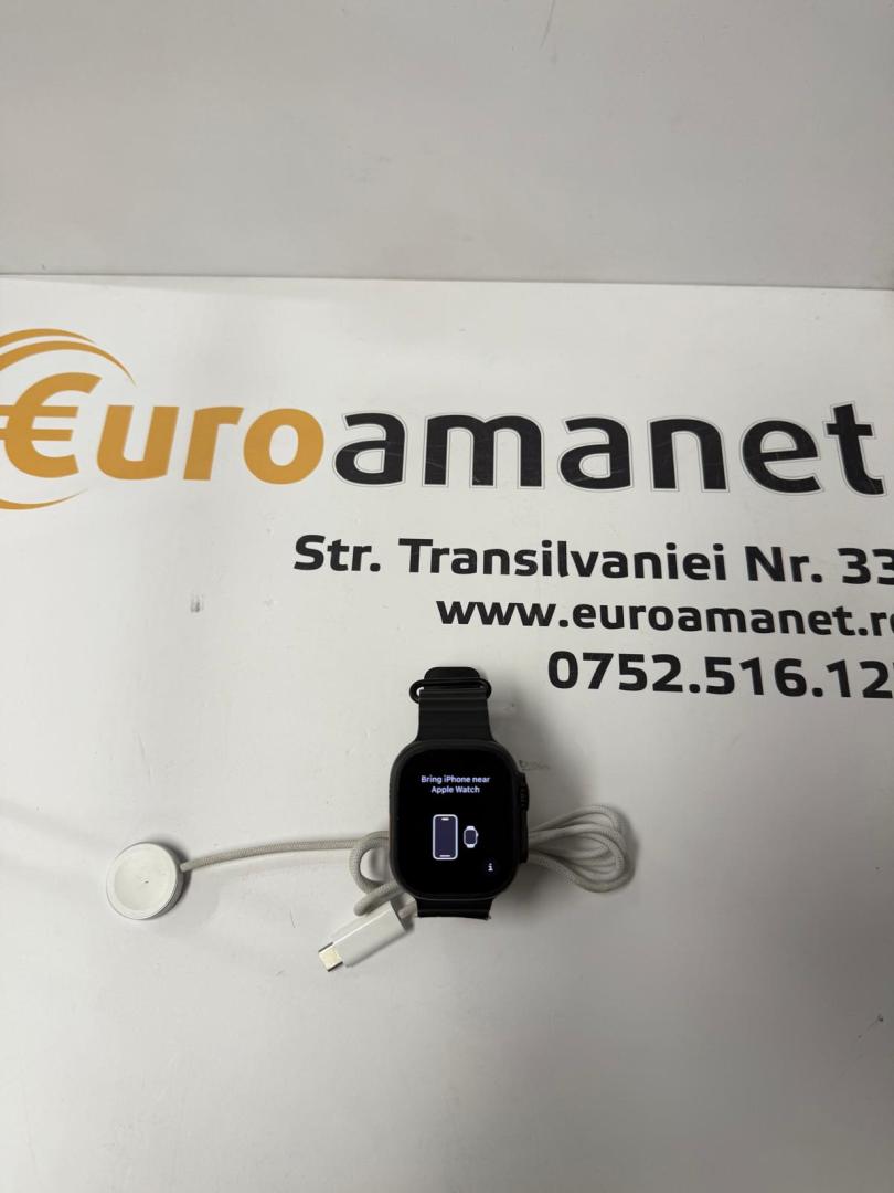 Apple Watch Ultra 2, GPS, Cellular, Carcasa Black Titanium 49mm bat.99% image 1