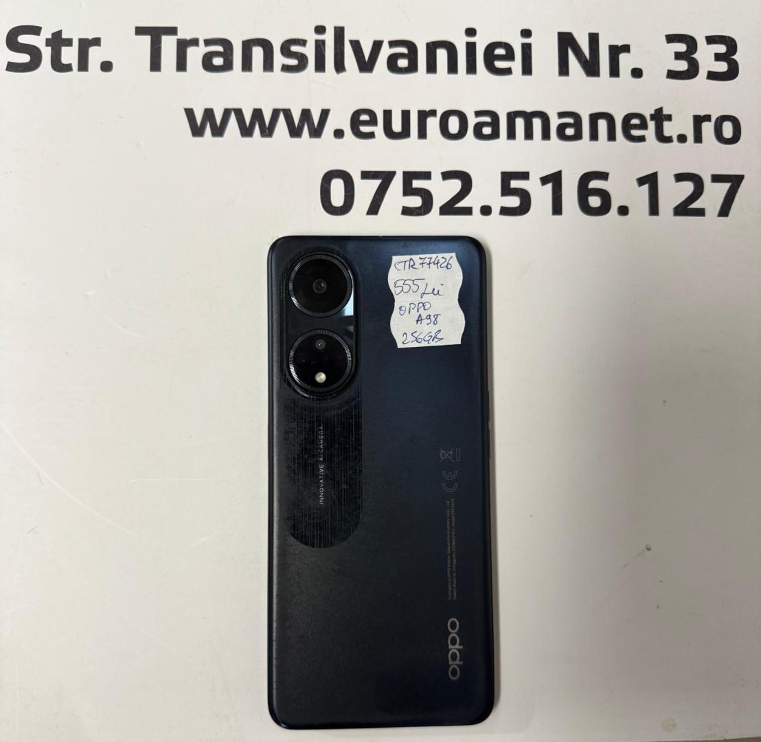 OPPO A98 5G, 256GB, 8GB RAM, Dual SIM, Cool Black image 1