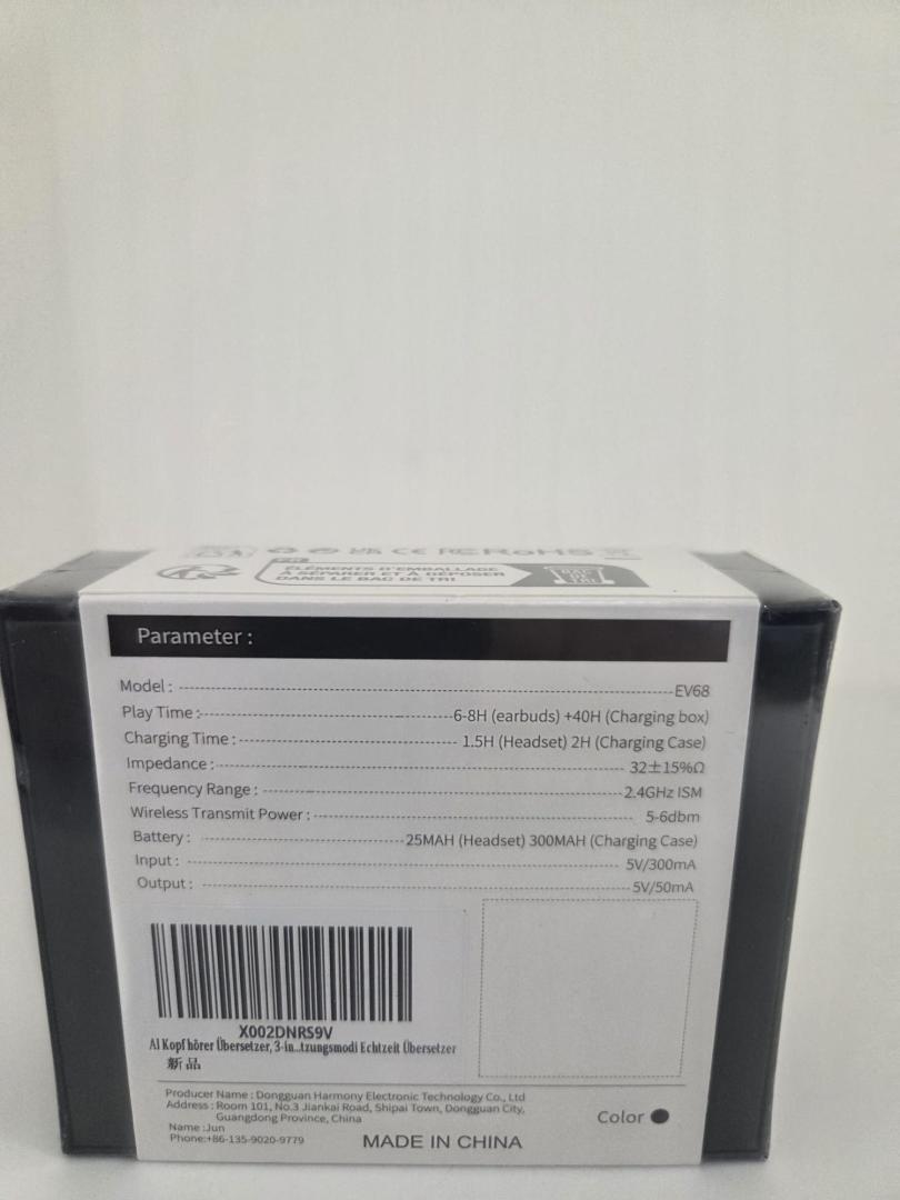 Puqo EV68 AI Translation Earbuds image 1