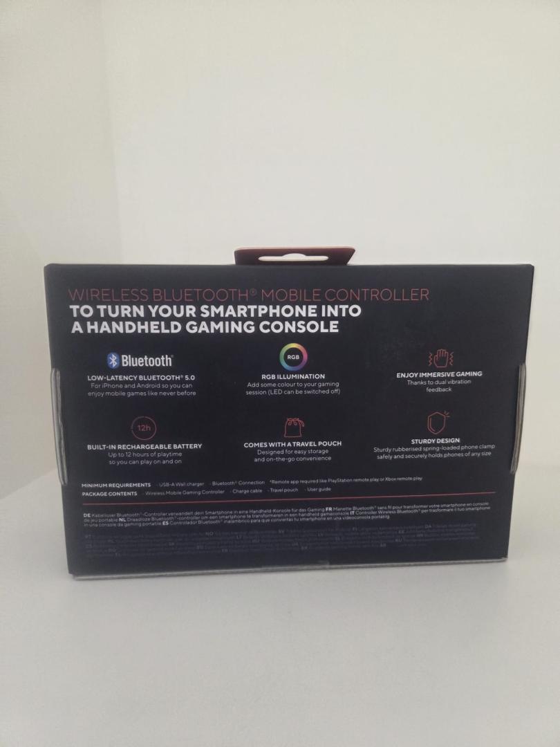 Controler de jocuri wireless Trust GXT 735G Mylox, gri, USB Type-C/Bluetooth, joystick analog, pentru Android/iOS image 2