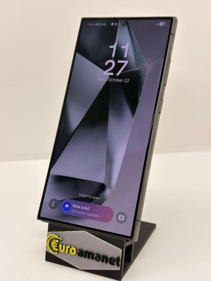 Telefon mobil Samsung Galaxy S24 Ultra, Dual SIM, 12GB RAM, 256GB, 5G, Titanium Black image 1