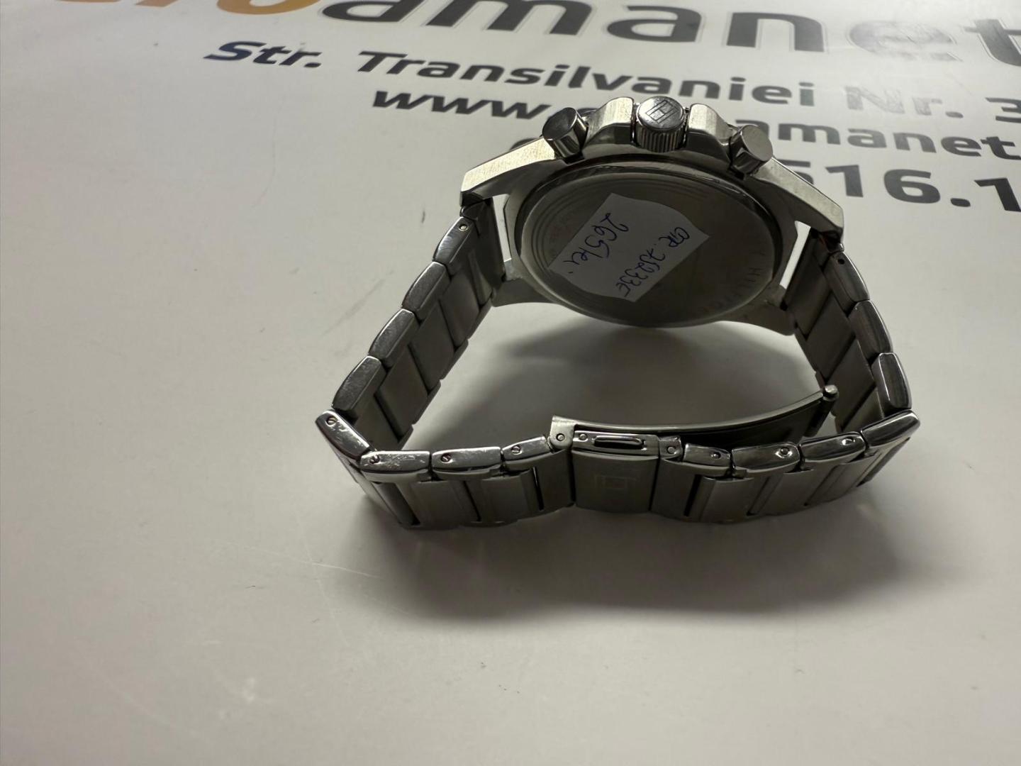 Ceas quartz Tommy Hilfiger din otel inoxidabil, Argintiu