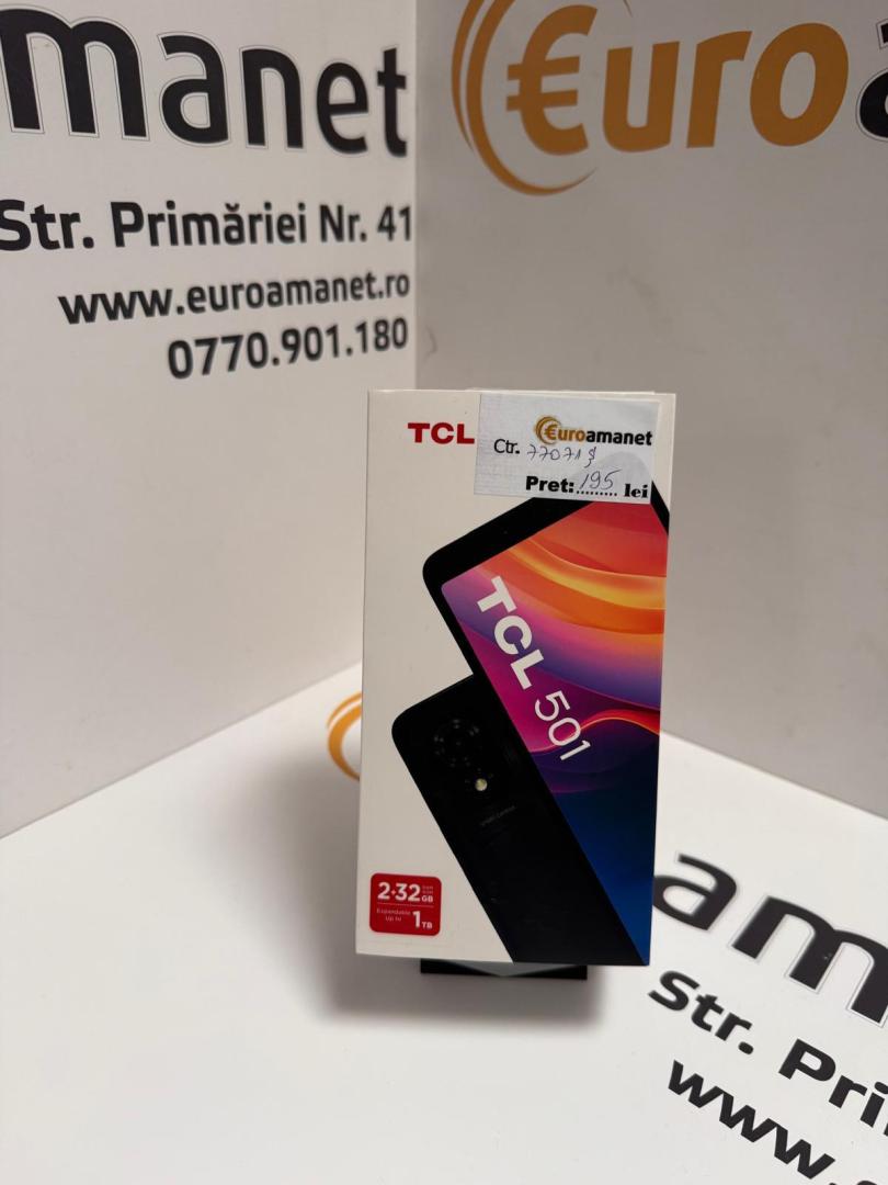 Telefon mobil TCL 501, 2GB RAM, 32GB, 4G, Prime Black