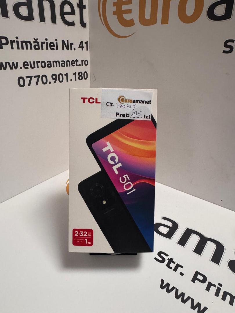 Telefon mobil TCL 501, 2GB RAM, 32GB, 4G, Prime Black image 1