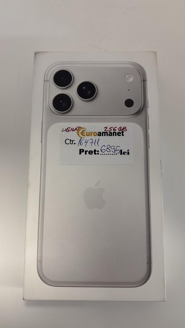 Telefon mobil Apple iPhone 17 Pro, 256GB, 5G, Silver ( Sigilat )