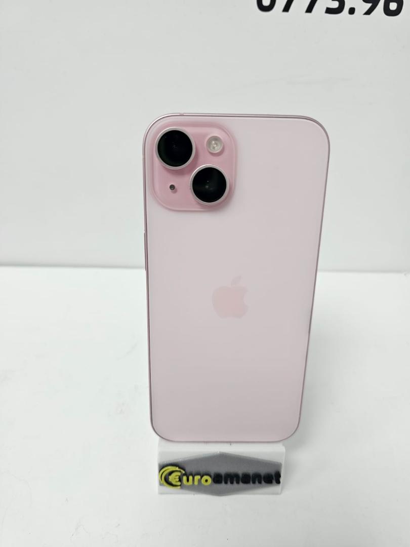Telefon mobil Apple iPhone 15, 128GB, 5G, Pink image 1