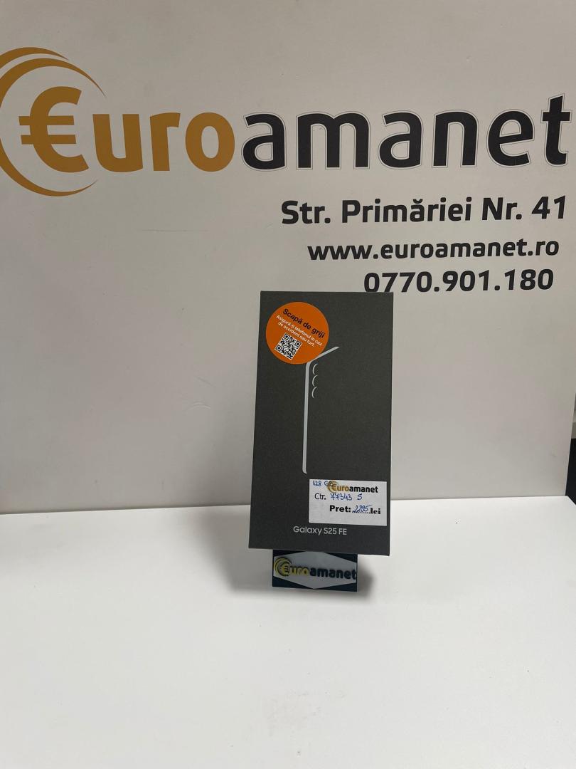 Telefon mobil Samsung Galaxy S25 FE, Dual SIM, 8GB RAM, 128GB, 5G, Jetblack image 3