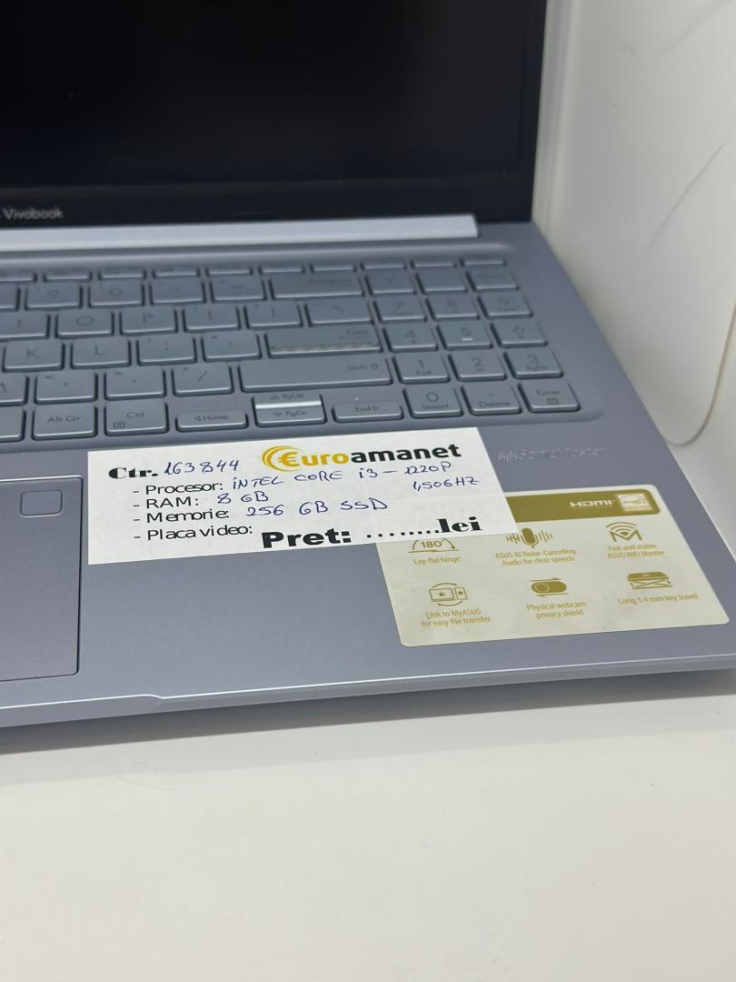 Laptop ASUS VivoBook 15 X1502ZA, Intel Core i3-1220P, 15.6'', 8GB, 256GB SSD image 2