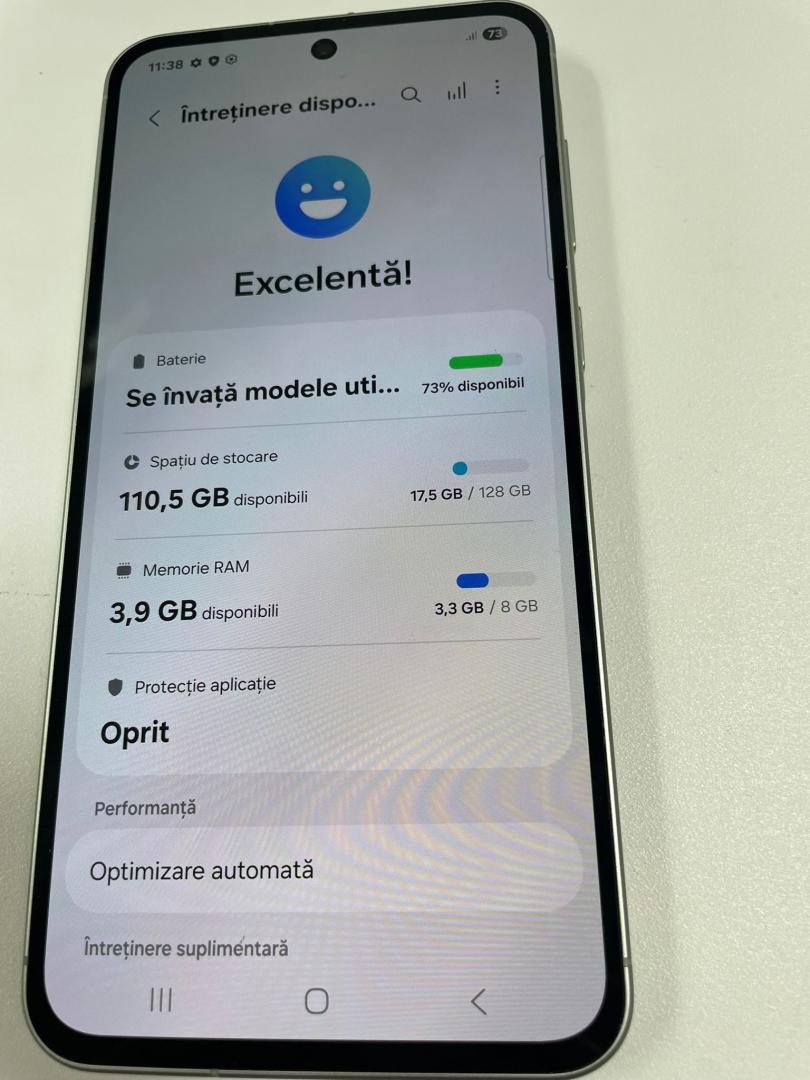 Telefon mobil Samsung Galaxy A56 Dual SIM 8GB RAM 128GB 5G Awesome LightGray image 5