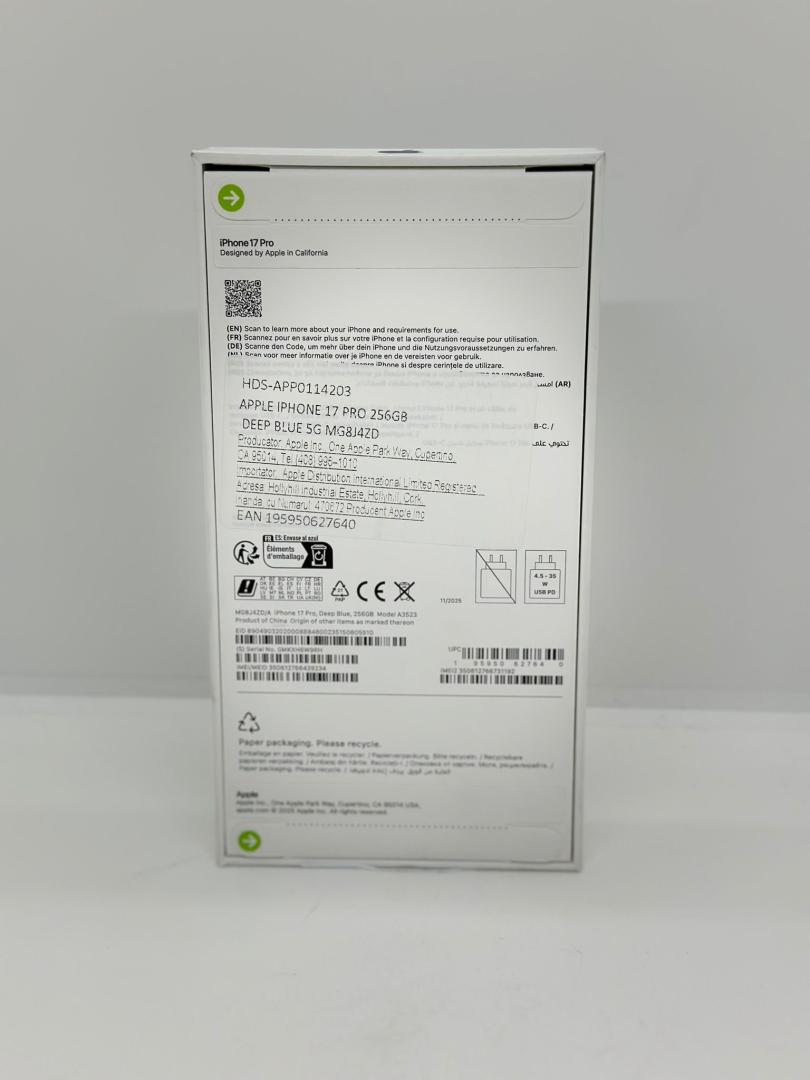 Telefon mobil Apple iPhone 17 Pro, 256GB, NOU, SIGILAT image 1