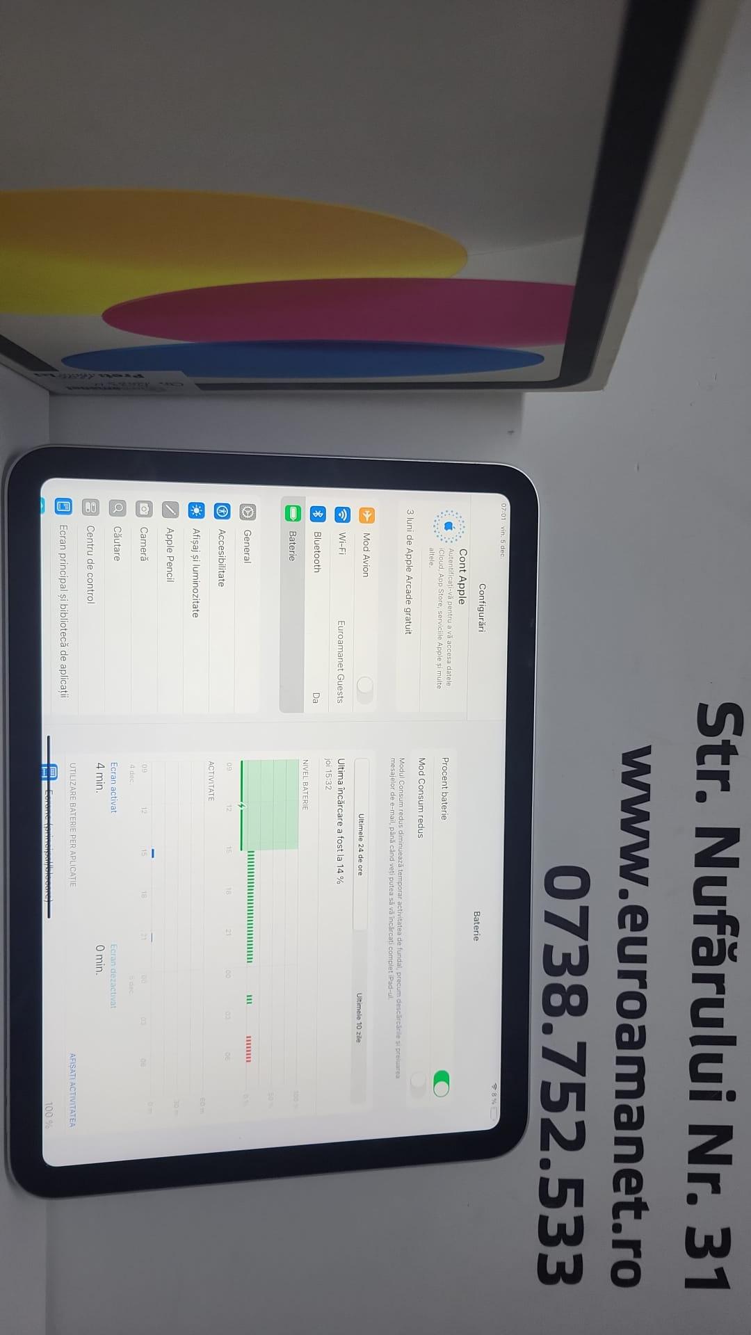 Apple iPad 10 (2022) v2, 10.9 ", 64GB, Wifi, Silver image 4