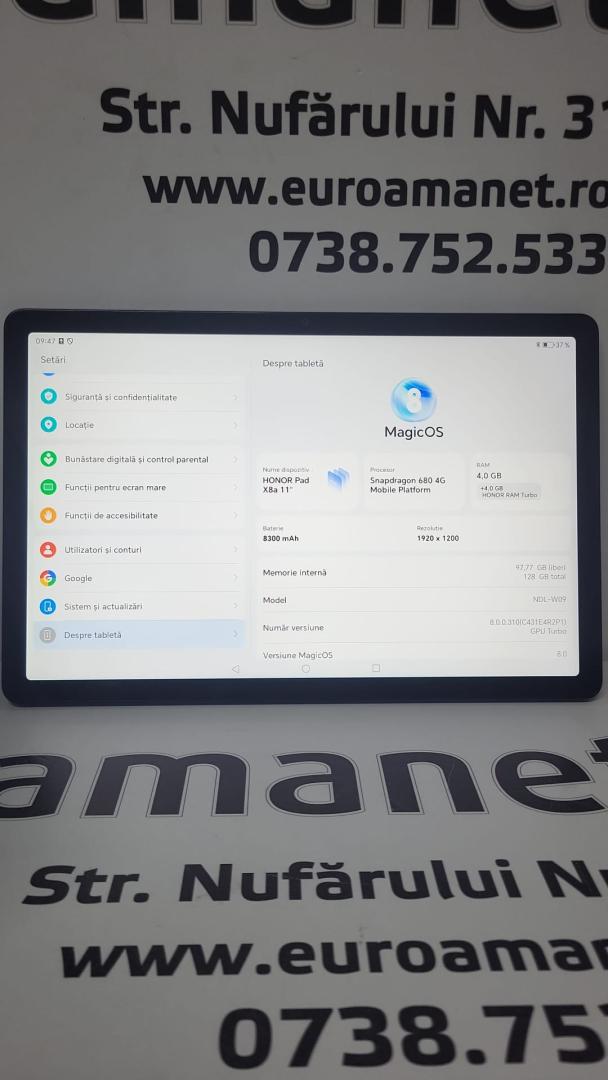 Tableta HONOR Pad X8a, 11", 4GB, 128GB , Wifi, Space Gray image 4