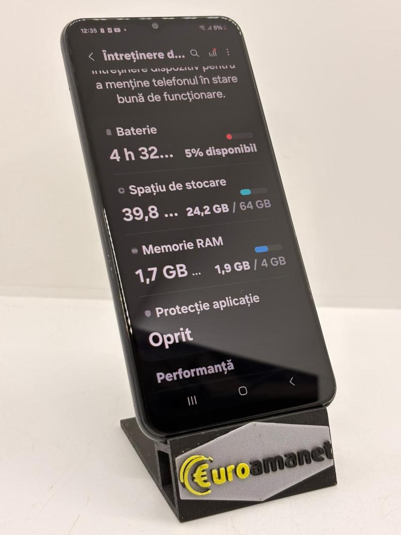 Telefon mobil Samsung Galaxy A13, 64GB, 4GB RAM, 4G, Nacho Black image 3