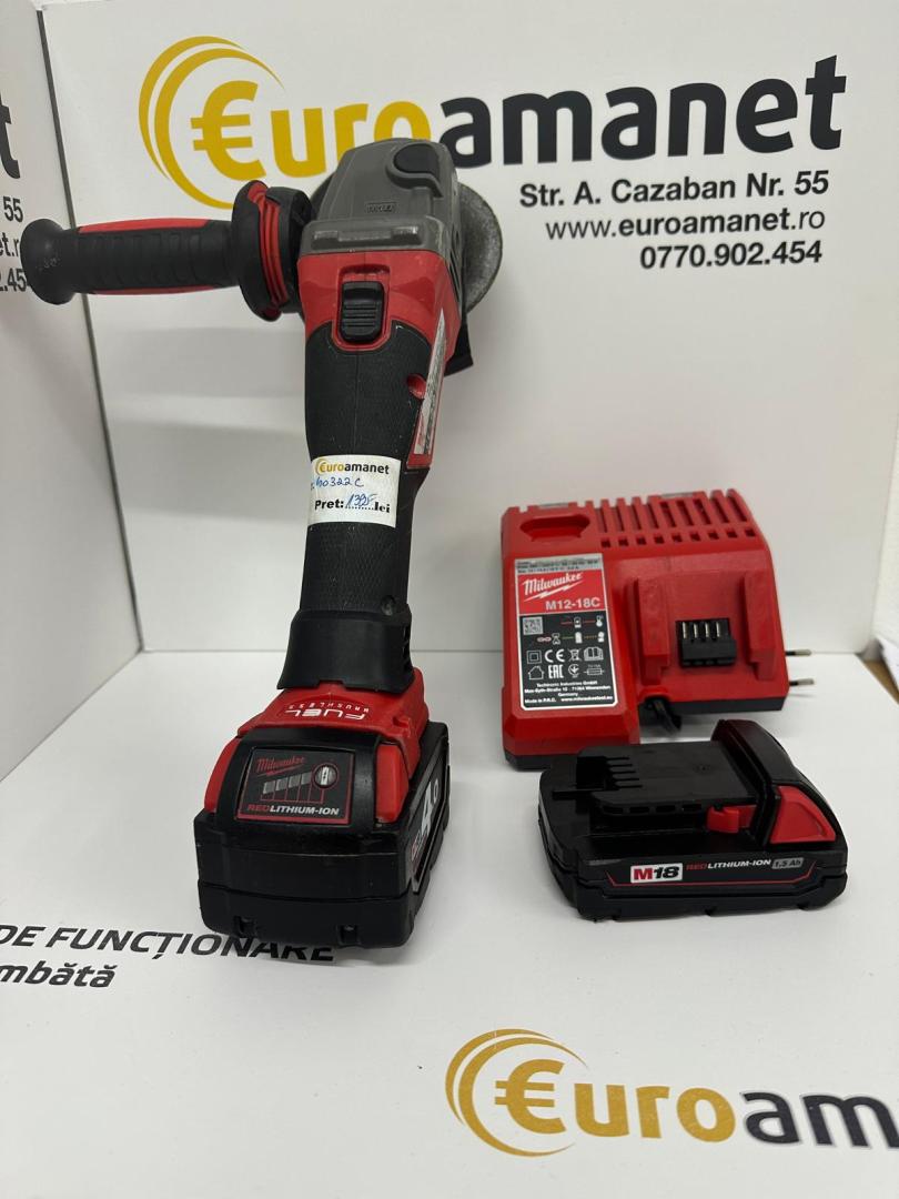 Milwaukee M18 CAG125X-0X (4933451439) Polizor unghiular