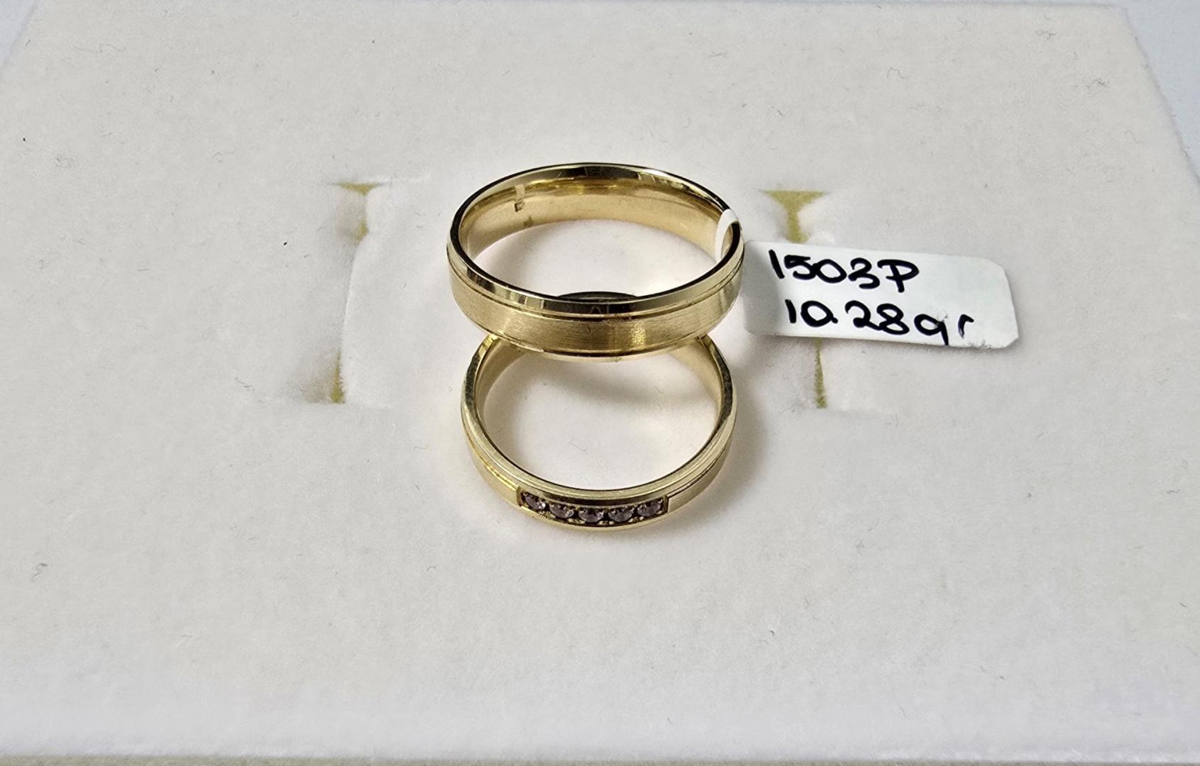 Set Verighete Aur 14 K image 1